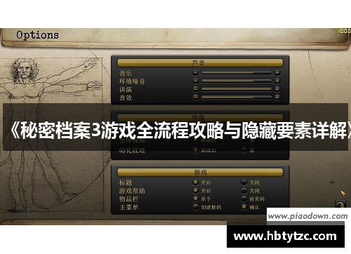 《秘密档案3游戏全流程攻略与隐藏要素详解》